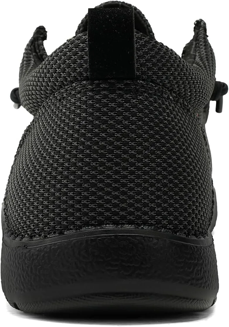 1TAZERO Mens Wide Shoes Casual Slip On Shoes for Men - Men Loafers Wide Comfortable Boat Shoes with Arch Support
