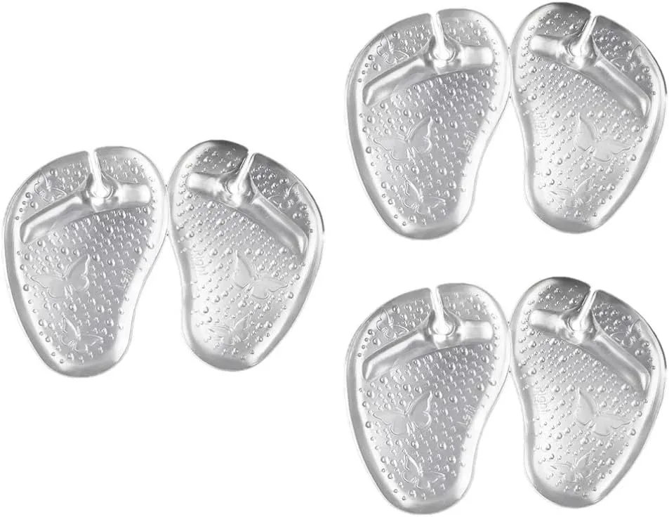 3 Pairs Forefoot Slipper Pad Toe Protectors for Flip-Flops Metatarsal Cushion High Heel Insoles Heel Grip Liner Gel Forefoot Cushions Shoes Grip Pads Soft Gel Pad Sandals