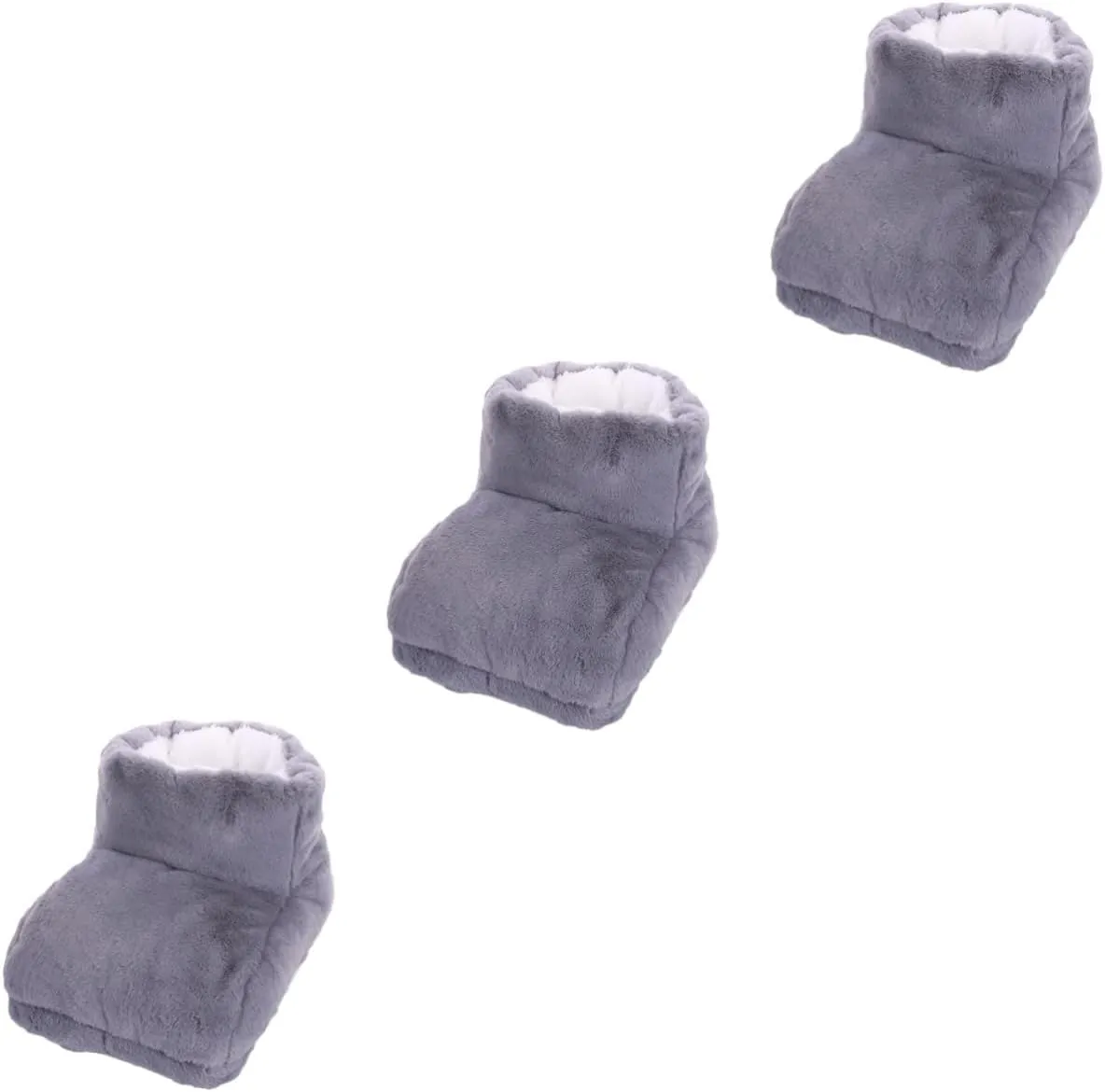 3pcs Rechargeable Heated Shoes Foot Heater Double Sided Electric Foot Warmers for Winter