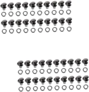 40 Pcs Boot Speed Lace Hooks Set for Boots Brass Shoelace Hooks Repair Kit
