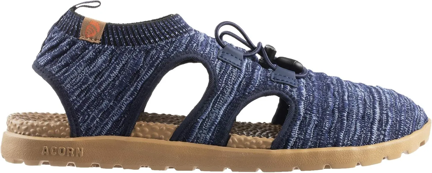 Acorn Men's Everywear Casco Sandal, Lightweight with a Cushioned Footbed and a Soft Knit Fabric