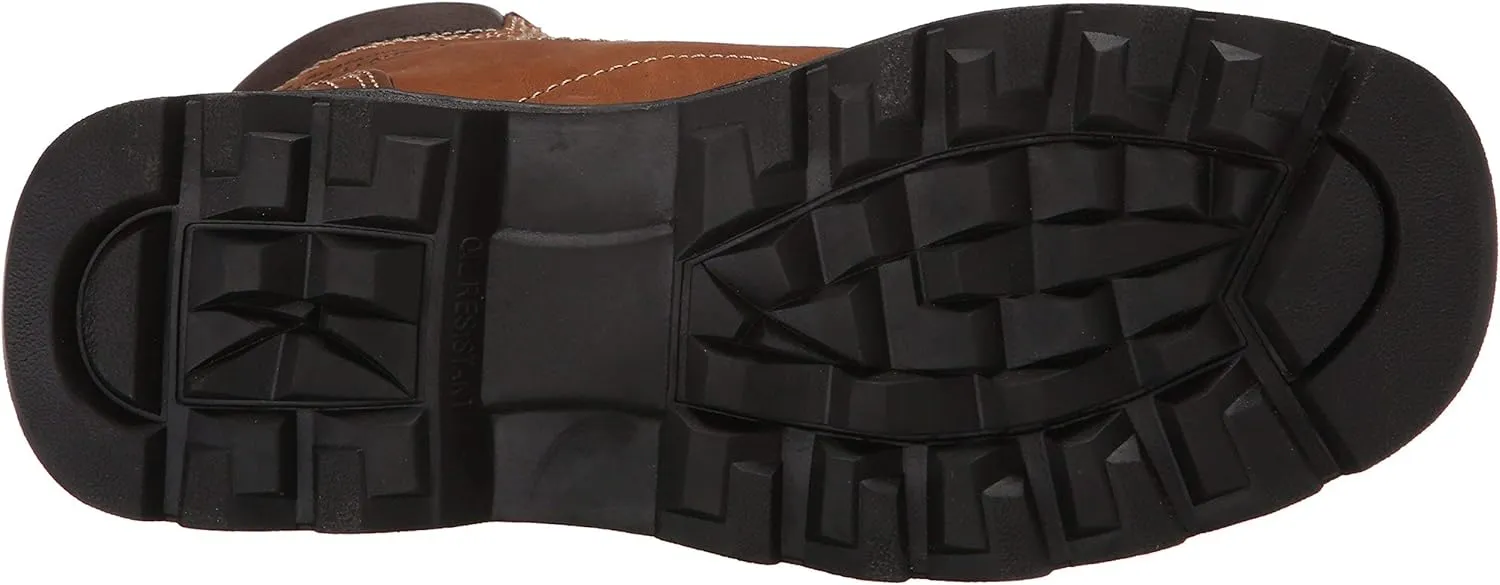 Ad Tec 6 in Mens Classic Clog Garden Hiker Boots, Black - Steel Toe, Oil Resistant Outsole, Perfect for Indoor and Outdoor Work