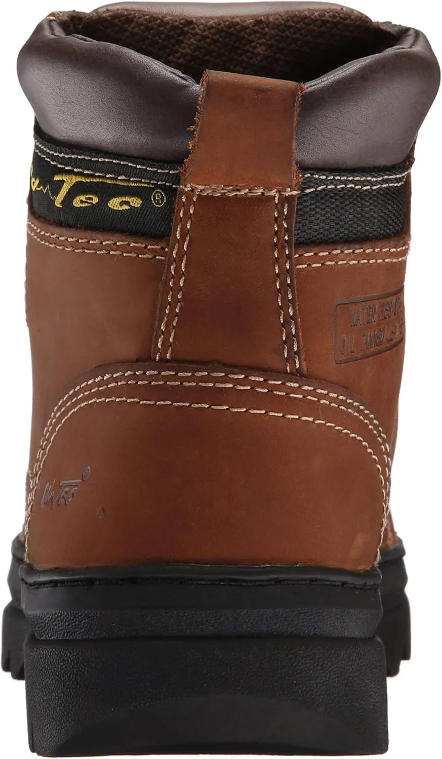 Ad Tec 6 in Mens Classic Clog Garden Hiker Boots, Black - Steel Toe, Oil Resistant Outsole, Perfect for Indoor and Outdoor Work