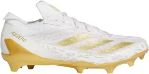 adidas Mens Adizero Electric Football Sneakers Shoes - Gold, White - Size 10 M