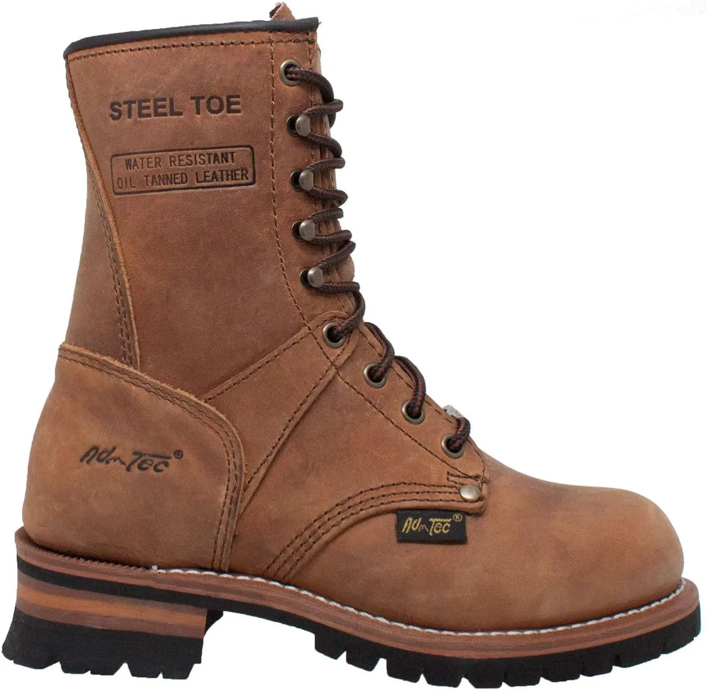 Adtec Women's Work Boots 9" Steel Toe Logger