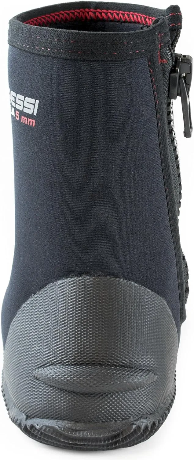 Adult Unisex Crew Water Boots for Scuba Diving, Surfing, Canyoning, 5 mm Neoprene Thickness - Isla: designed in Italy