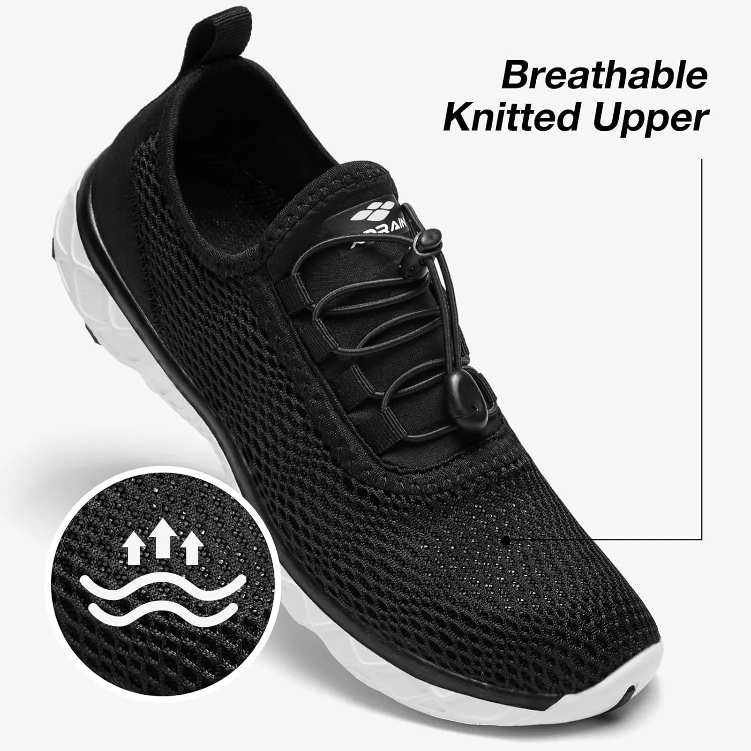 ALEADER Women's Stylish Water Shoes, Quick-Dry Xdrain Water Sneakers, Lightweight & Comfort Footed