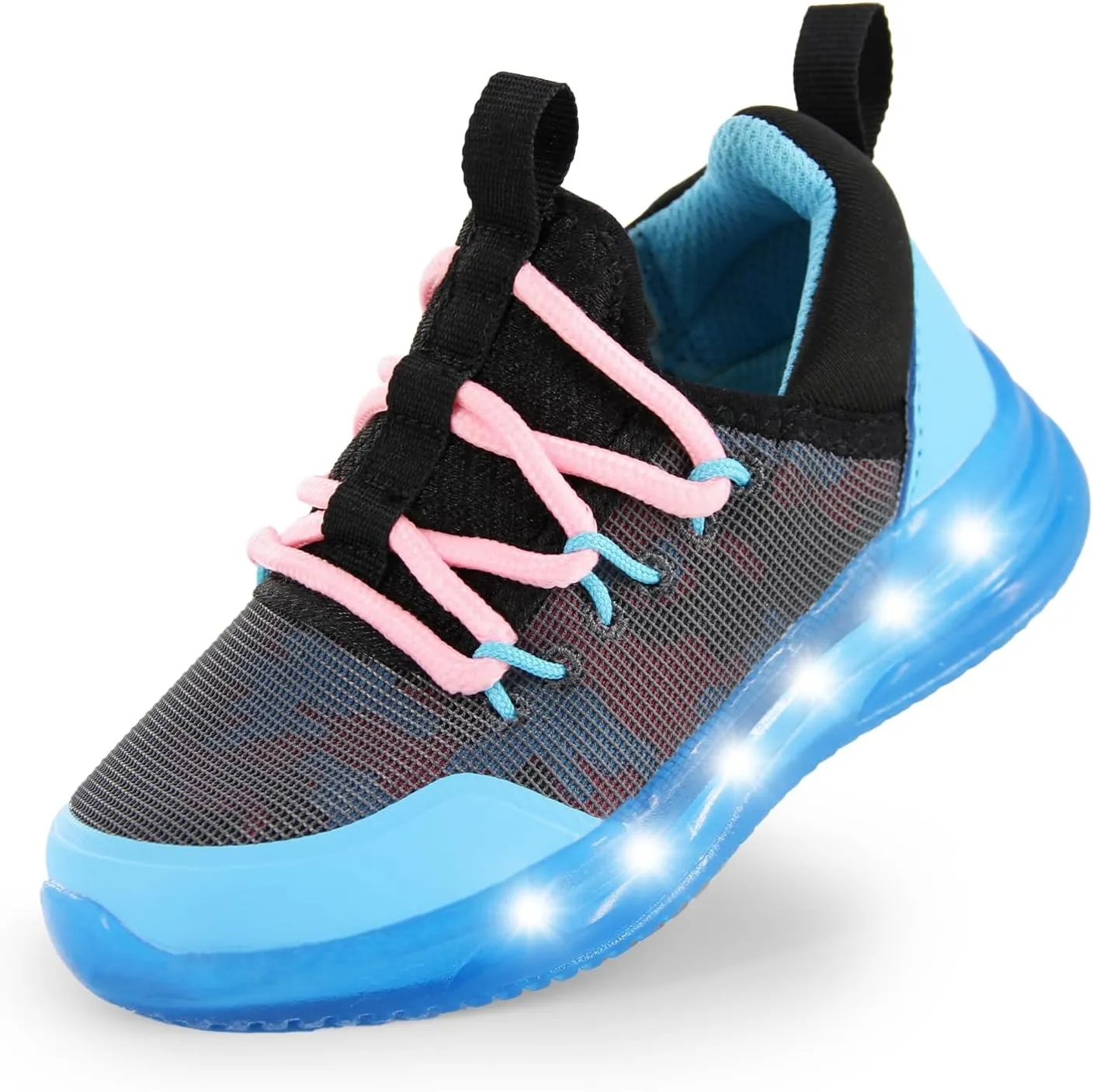 AMZZPIK LUMIKICK Light Up Shoes for Boys Girls Kids Tennis Sneakers Walking Led Glow Shoe for Toddler