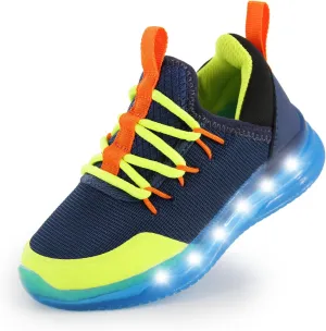 AMZZPIK LUMIKICK Light Up Shoes for Boys Girls Kids Tennis Sneakers Walking Led Glow Shoe for Toddler