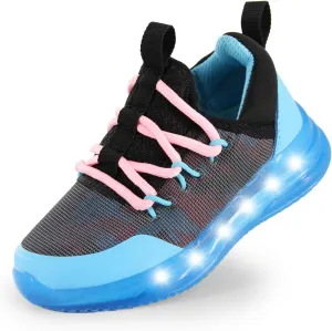 AMZZPIK LUMIKICK Light Up Shoes for Boys Girls Kids Tennis Sneakers Walking Led Glow Shoe for Toddler