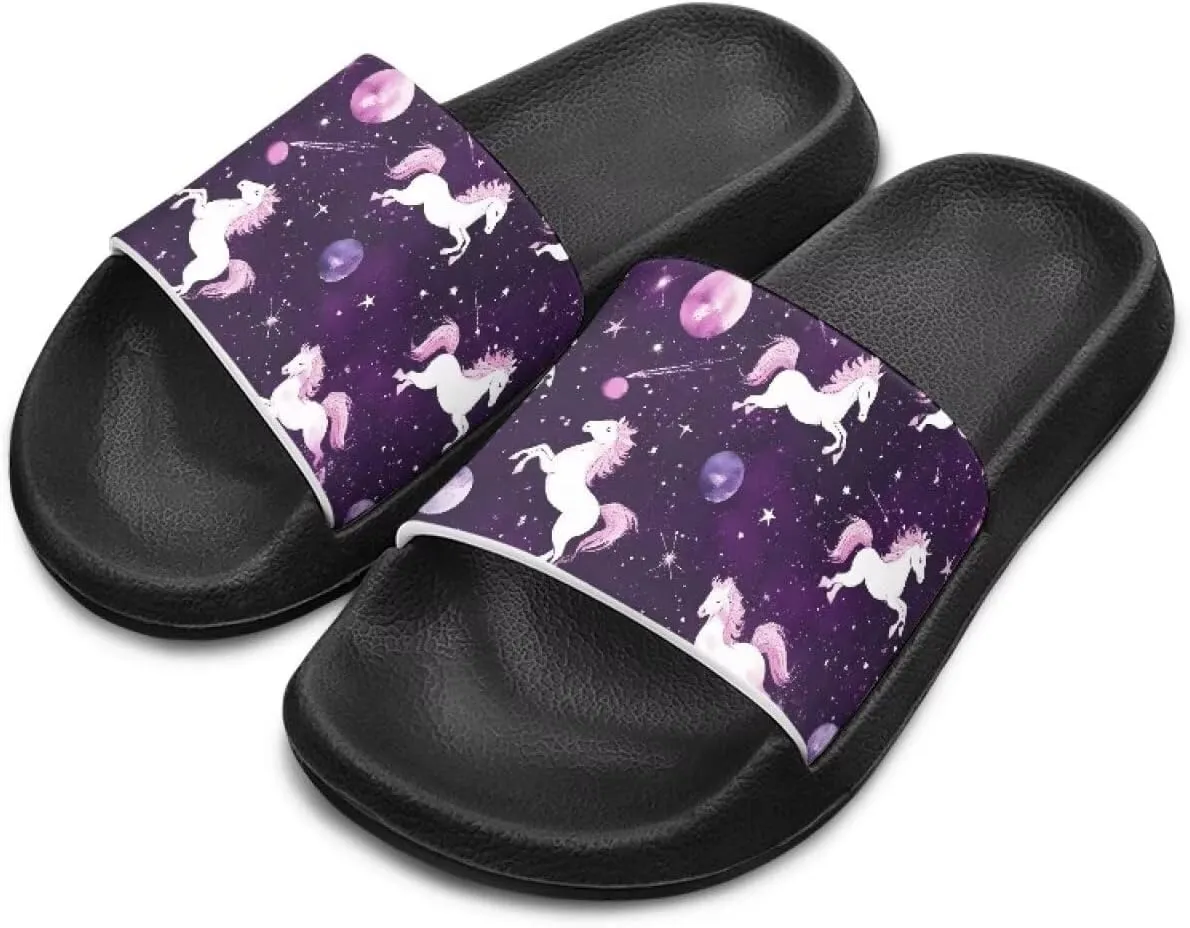 Anti-Slip Indoor Home Slippers for Girls and Boys, Kids Summer Shoes Size 11 Little Kid- Size 3 Big Kid