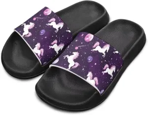 Anti-Slip Indoor Home Slippers for Girls and Boys, Kids Summer Shoes Size 11 Little Kid- Size 3 Big Kid