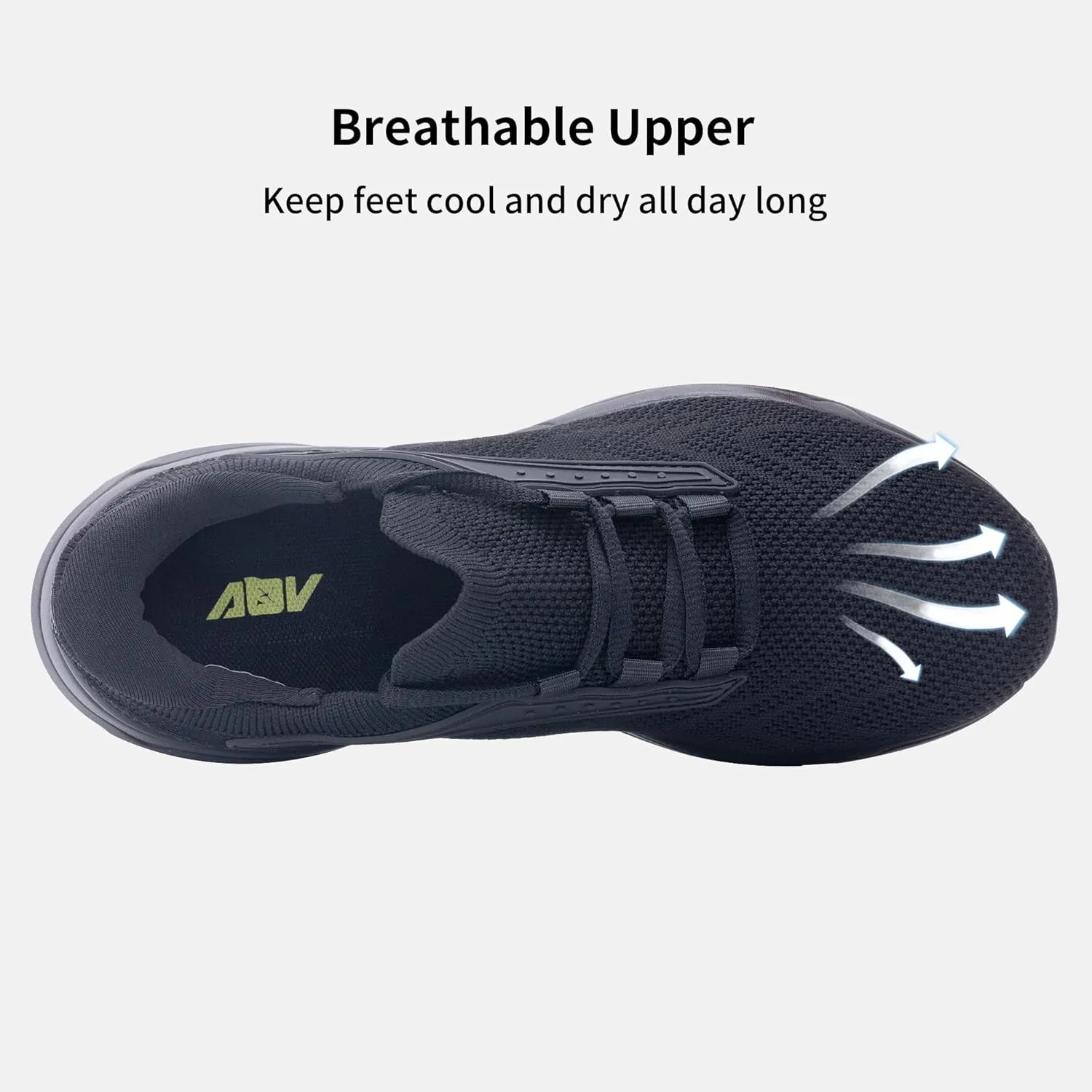 AOV Women Arch Support Walking Shoes Orthotic Tennis Sneakers for Plantar Fasciitis Air Athletic Running Shoes