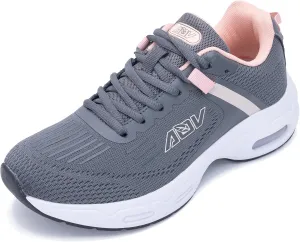 AOV Women Arch Support Walking Shoes Orthotic Tennis Sneakers for Plantar Fasciitis Athletic Running Shoes