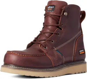 Ariat Men's Rebar Wedge Moc Toe 6" Waterproof Work Boot