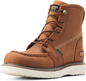 Ariat Men's Rebar Wedge Moc Toe 6" Waterproof Work Boot