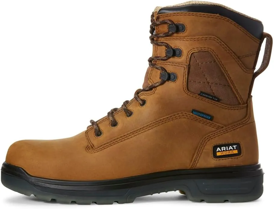 Ariat Men's Turbo 8" Waterproof Carbon Toe Work Boot