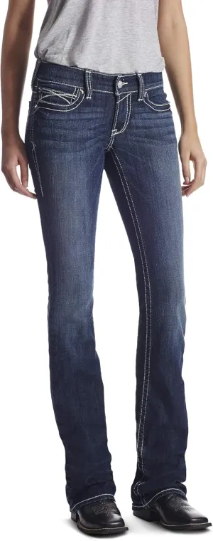 Ariat Women's R.e.a.l. Mid Rise Bootcut Jean