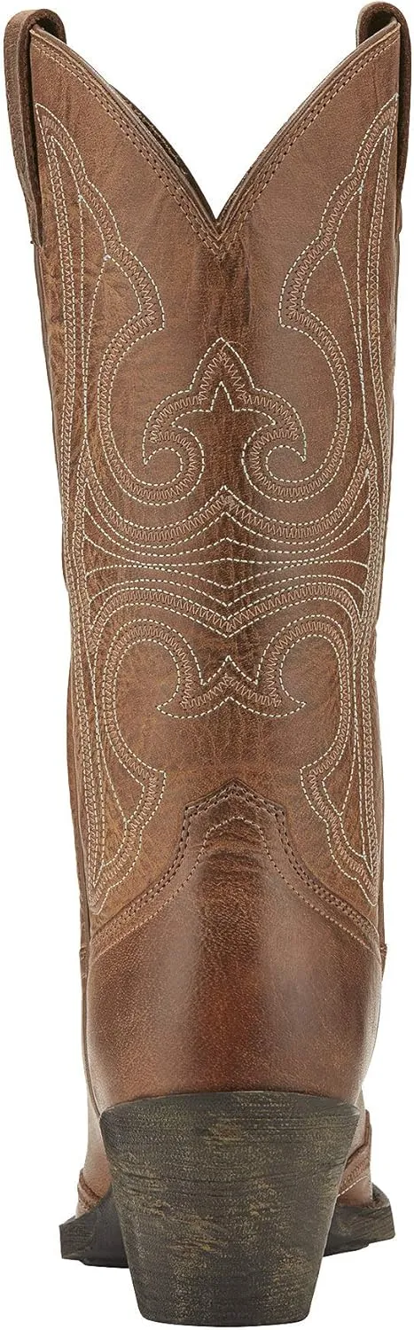 ARIAT Women's Round Up D Toe Wingtip Western Boot