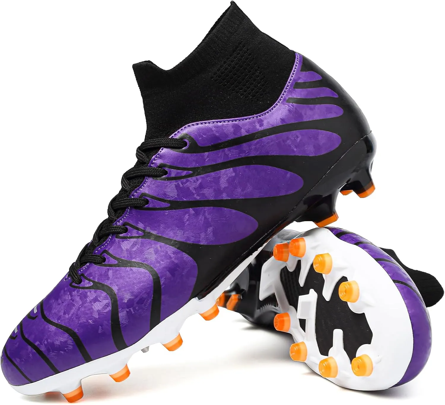 ASoftLand Soccer Cleats Mens Women Indoor Outdoor Soccer Shoes