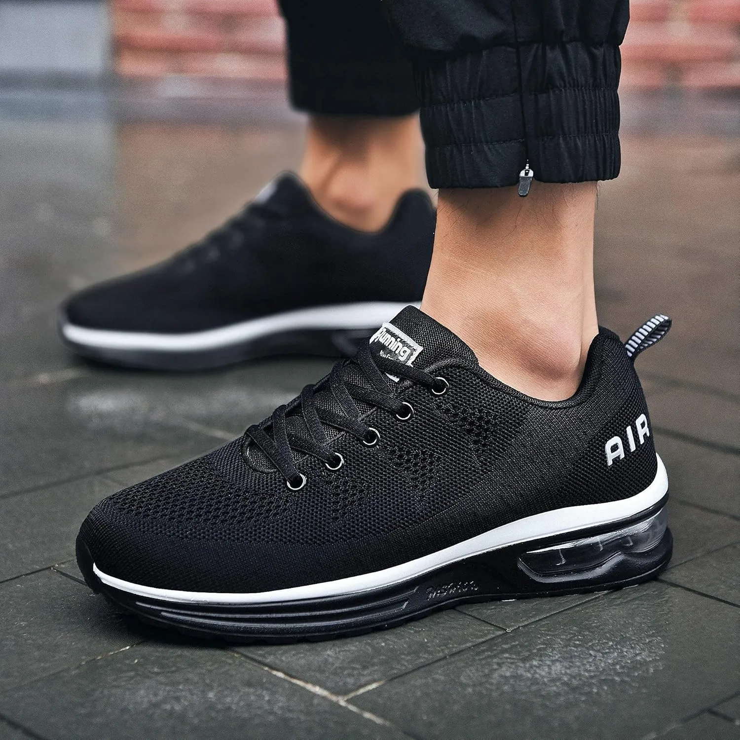 Autper Mens Air Athletic Running Shoes Sneakers Lightweight Sport Gym Jogging Walking Tennis Sneakers US 6.5-US 12.5