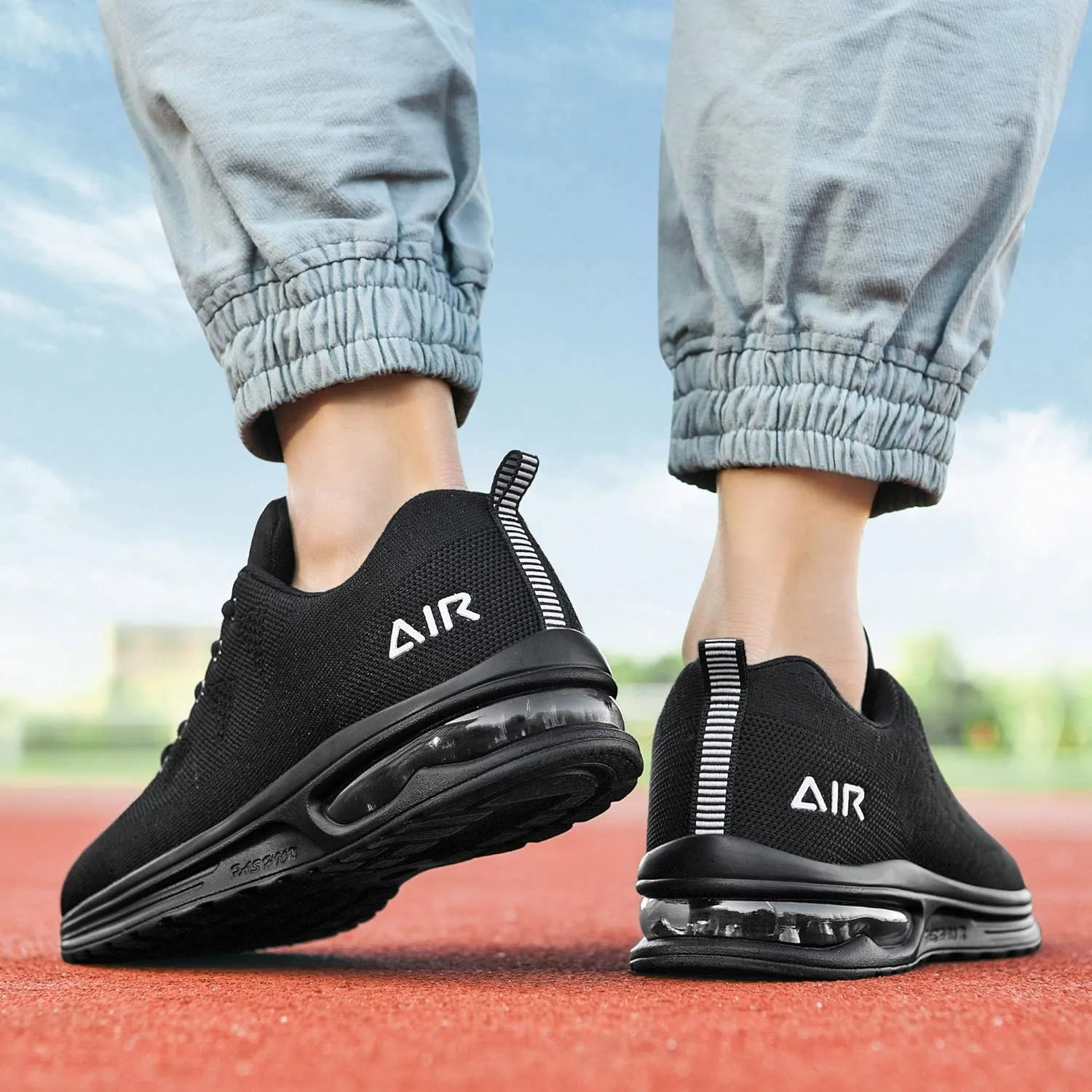 Autper Mens Air Athletic Running Shoes Sneakers Lightweight Sport Gym Jogging Walking Tennis Sneakers US 6.5-US 12.5