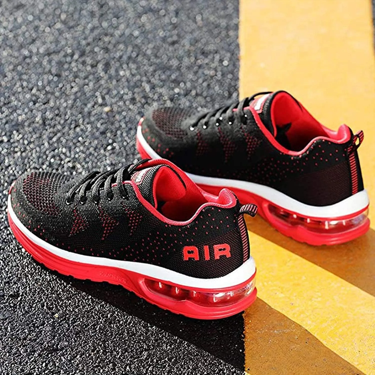 Autper Mens Air Athletic Running Shoes Sneakers Lightweight Sport Gym Jogging Walking Tennis Sneakers US 6.5-US 12.5