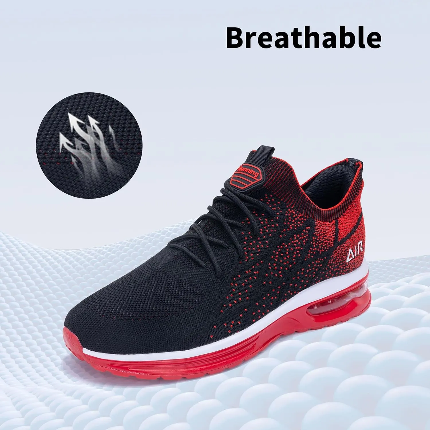 Autper Mens Tennis Shoes Slip On Running Shoes Air Sneakers for Men Gym Comfortable Breathable Non Slip Athletic Workout Cross Training Shoe US Size 7-13