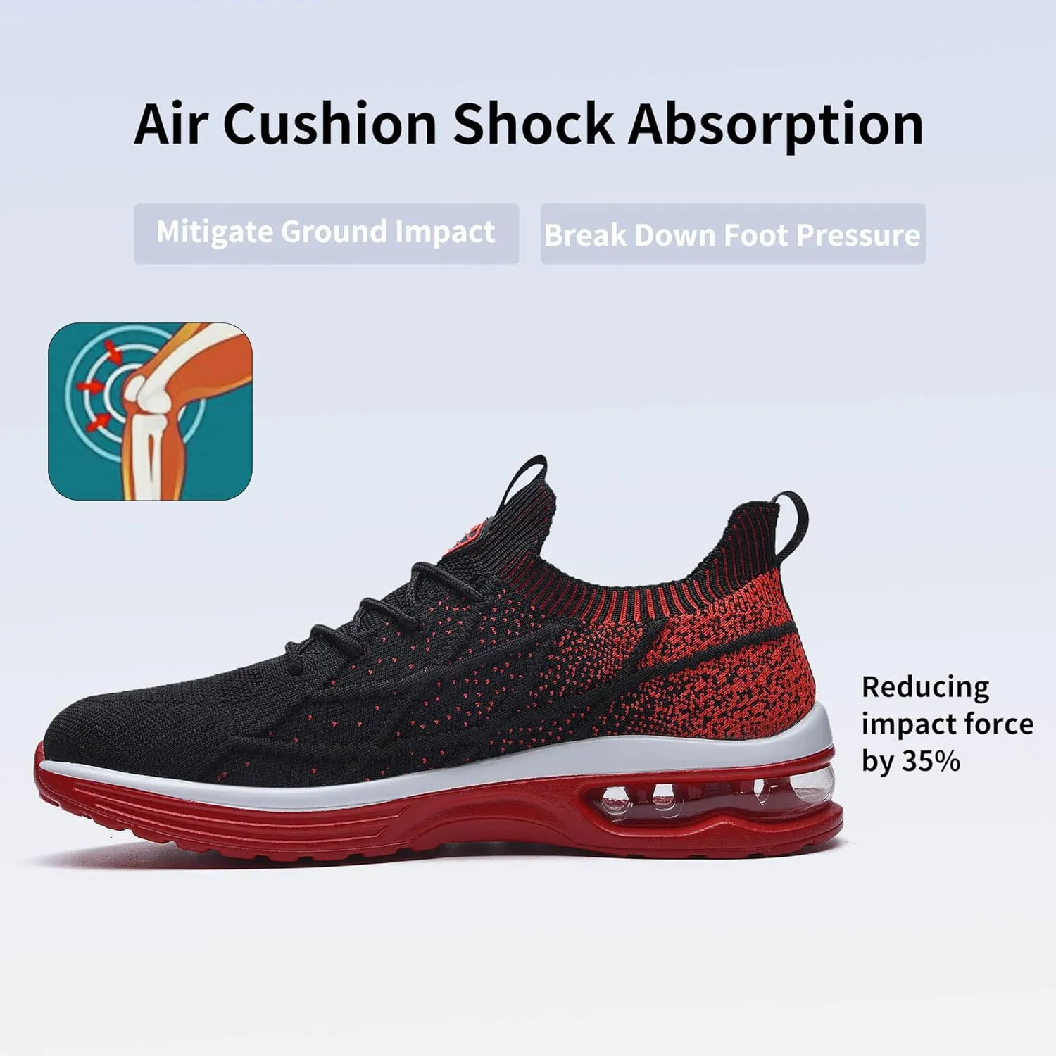 Autper Mens Tennis Shoes Slip On Running Shoes Air Sneakers for Men Gym Comfortable Breathable Non Slip Athletic Workout Cross Training Shoe US Size 7-13