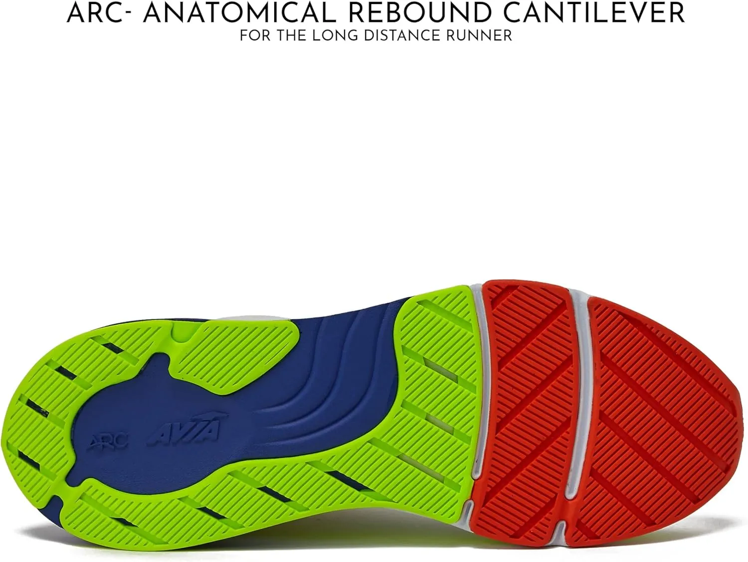 Avia Run Swift Running Shoes for Men with Lightweight Breathable Mesh High Performance Mens Sneakers, Size 7 to 15