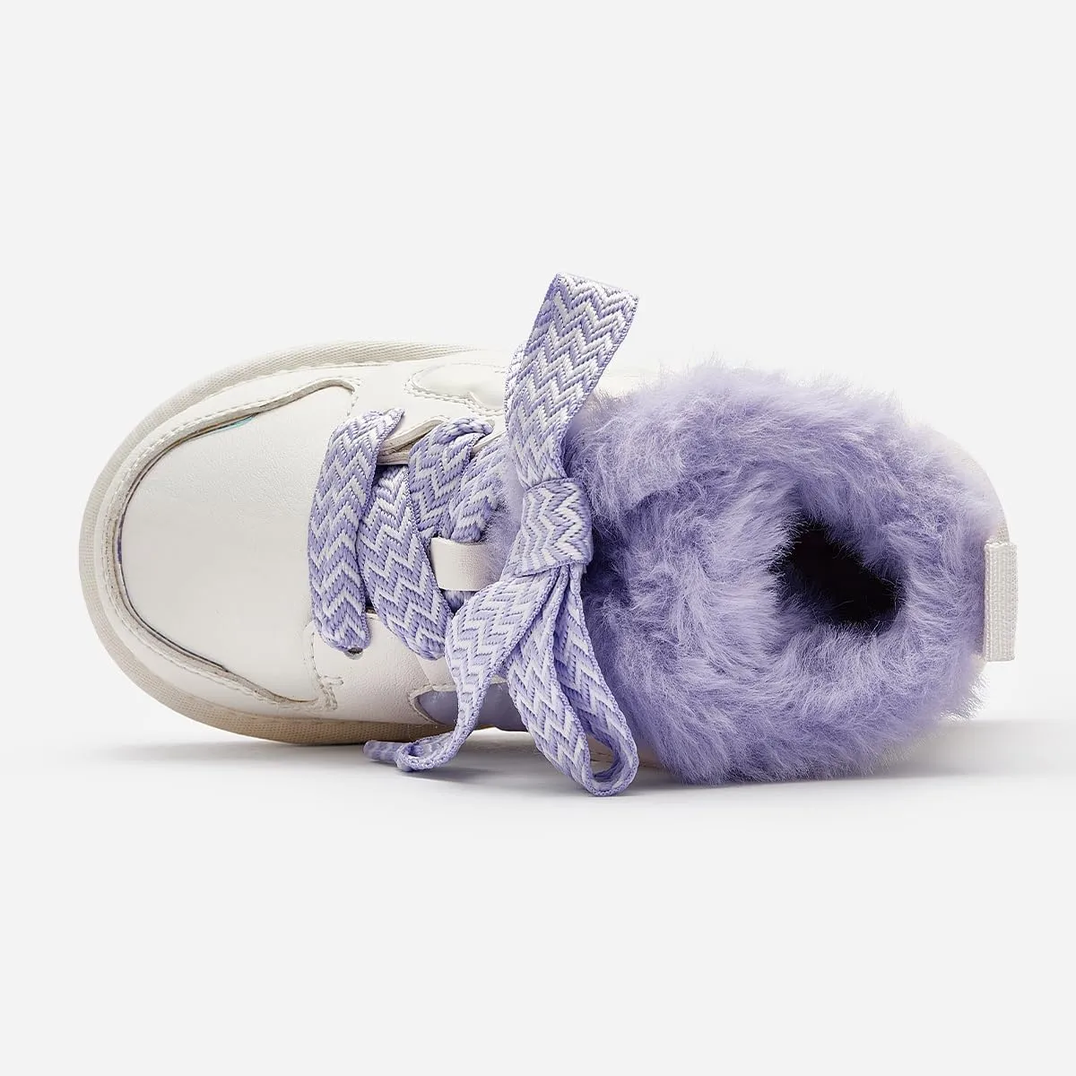Balabala Little Girls' Fashion Warm Fur Hook and Loop Winter Boots