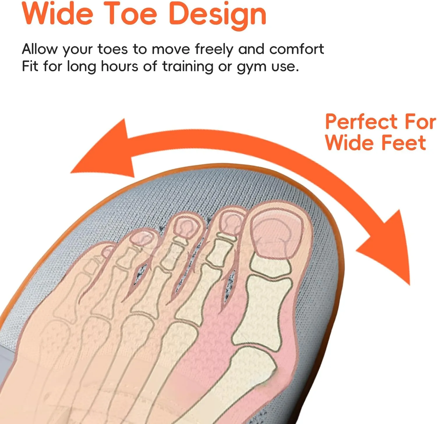 Barefoot Shoes for Women Wide Toe Box Cross Training Running Zero Drop Sole Minimalist Sneakers