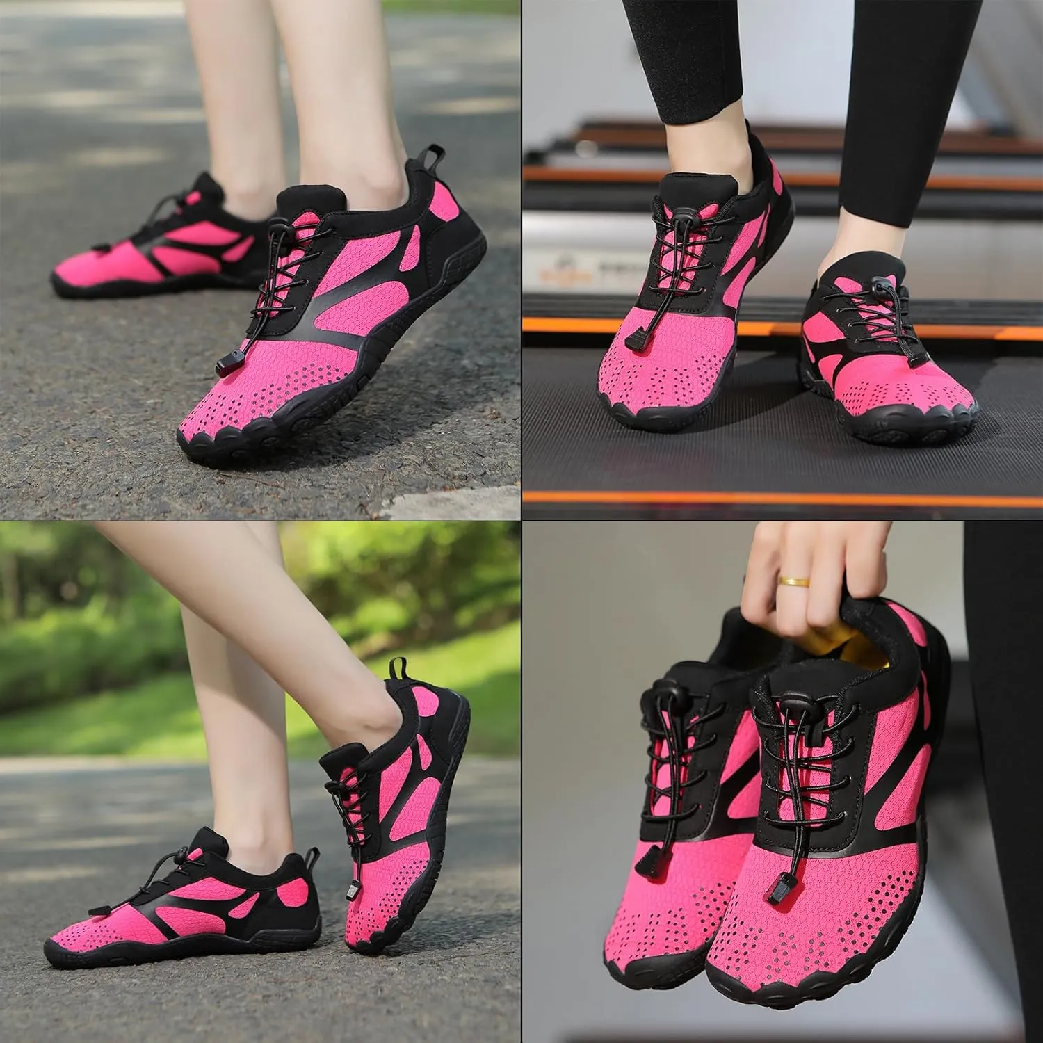 Barefoot Shoes Mens Womens Minimalist Cross Training Shoes with Wide Toe Box Athletic Zero Drop Trail Walking Hiking Running Sneakers