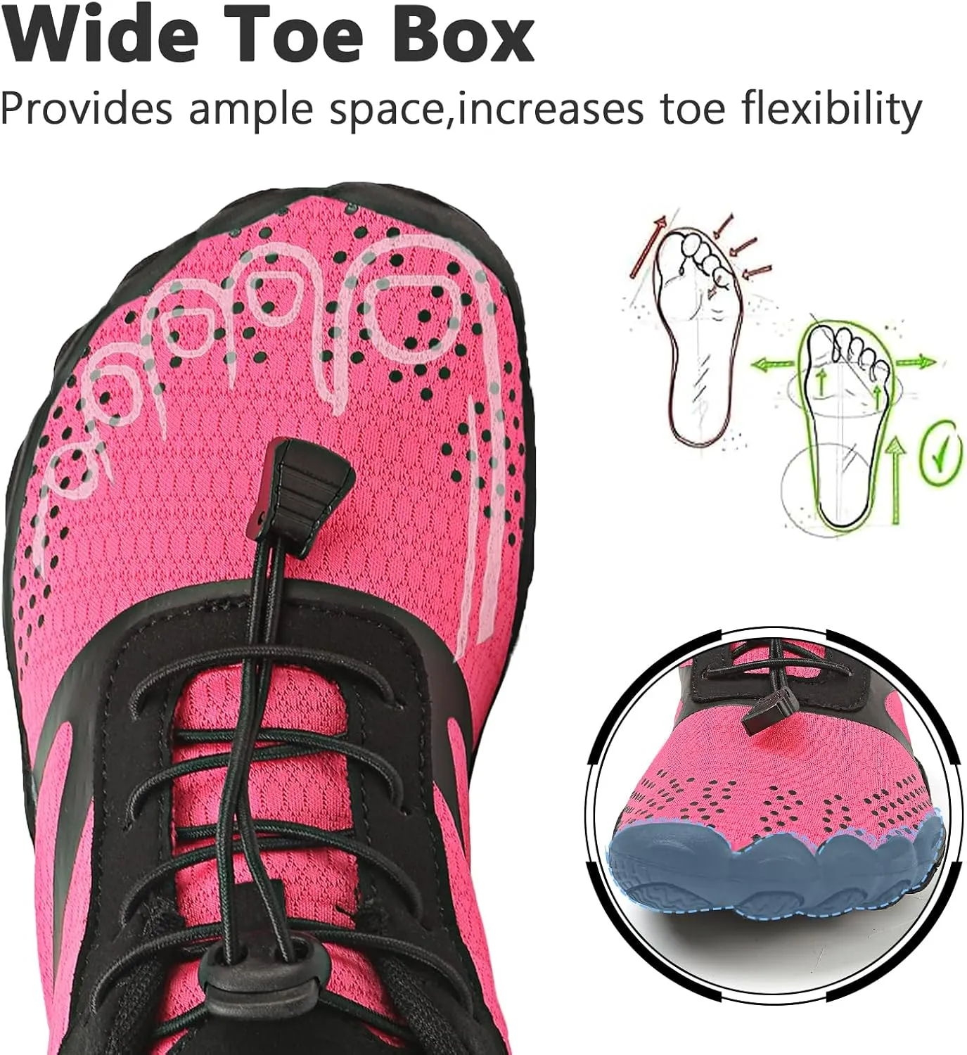 Barefoot Shoes Mens Womens Minimalist Cross Training Shoes with Wide Toe Box Athletic Zero Drop Trail Walking Hiking Running Sneakers