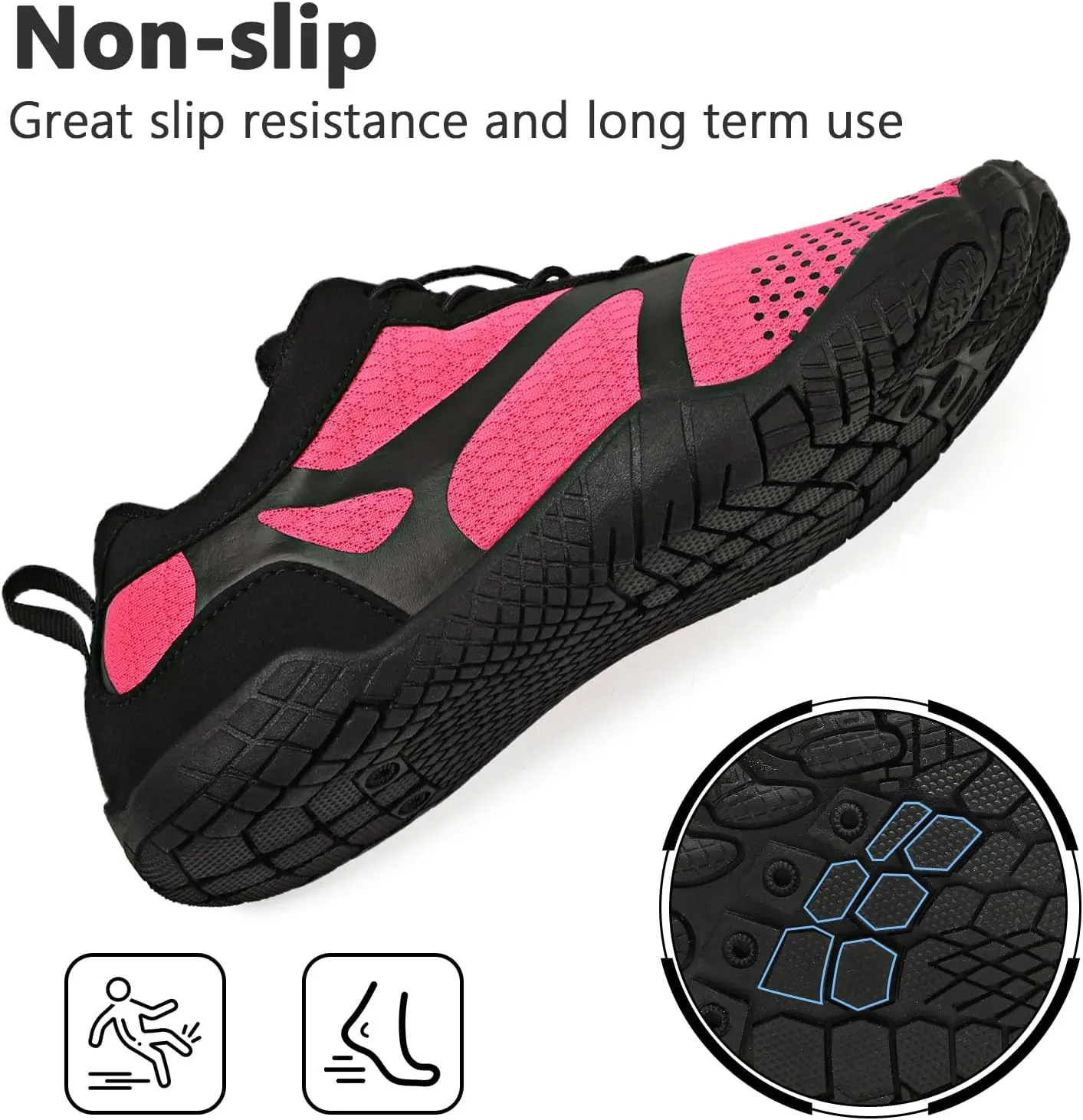 Barefoot Shoes Mens Womens Minimalist Cross Training Shoes with Wide Toe Box Athletic Zero Drop Trail Walking Hiking Running Sneakers