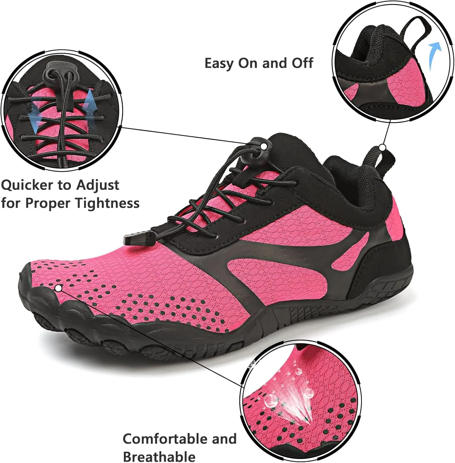 Barefoot Shoes Mens Womens Minimalist Cross Training Shoes with Wide Toe Box Athletic Zero Drop Trail Walking Hiking Running Sneakers