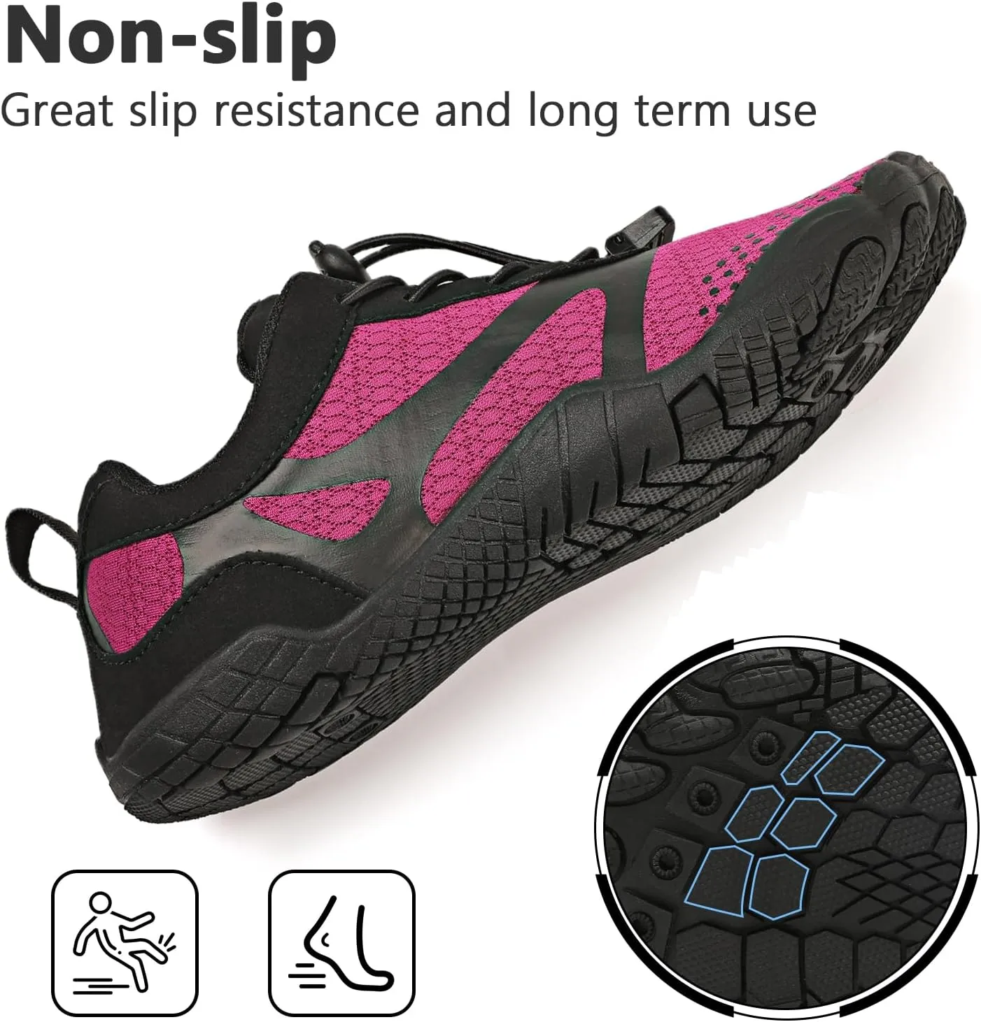 Barefoot Water Shoes Mens Womens Minimalist Cross Training Shoes with Wide Toe Box Athletic Zero Drop Trail Walking Hiking Running Sneakers
