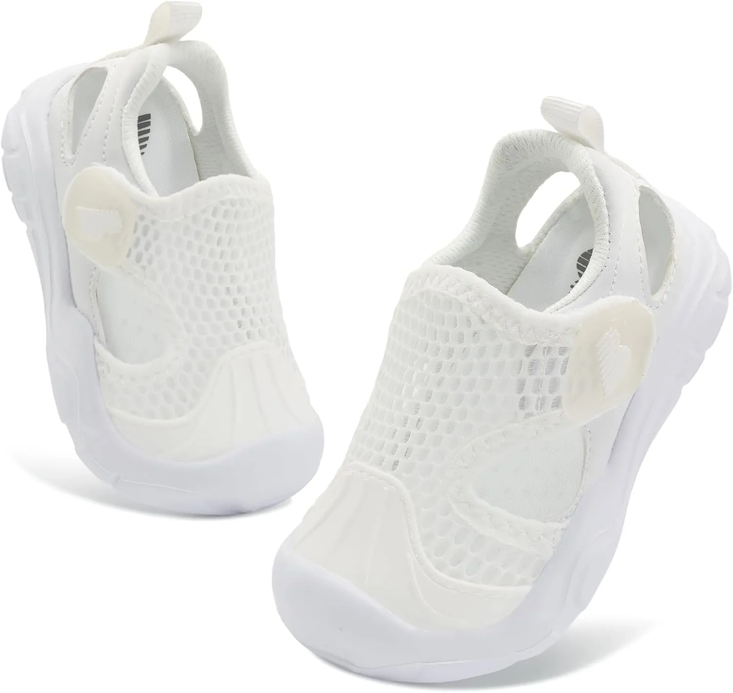 BARERUN Toddler Water Shoes Boys Girls Qucik Dry Breathable Kids Water Shoes Wide Adjustable Instep Water Sandals for Beach Swim Pool Non Slip Flexible Barefoot Sport Aqua Shoes