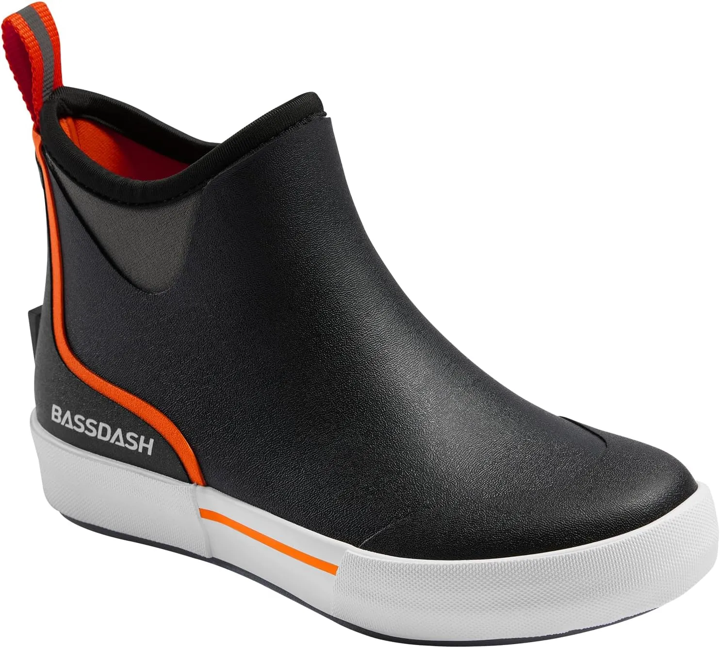 BASSDASH Womens 4.5” Waterproof Deck Ankle Rain Boots Anti-Slip Neoprene Rubber Garden Fishing Boots
