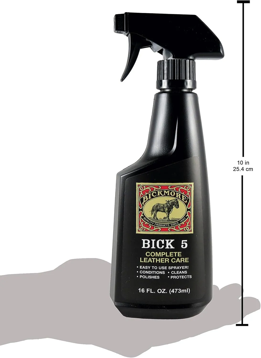 Bick 5 Leather Cleaner & Conditioner Spray | Safe for all Smooth Leather | Apparel, Furniture, Shoes, Jackets, and More