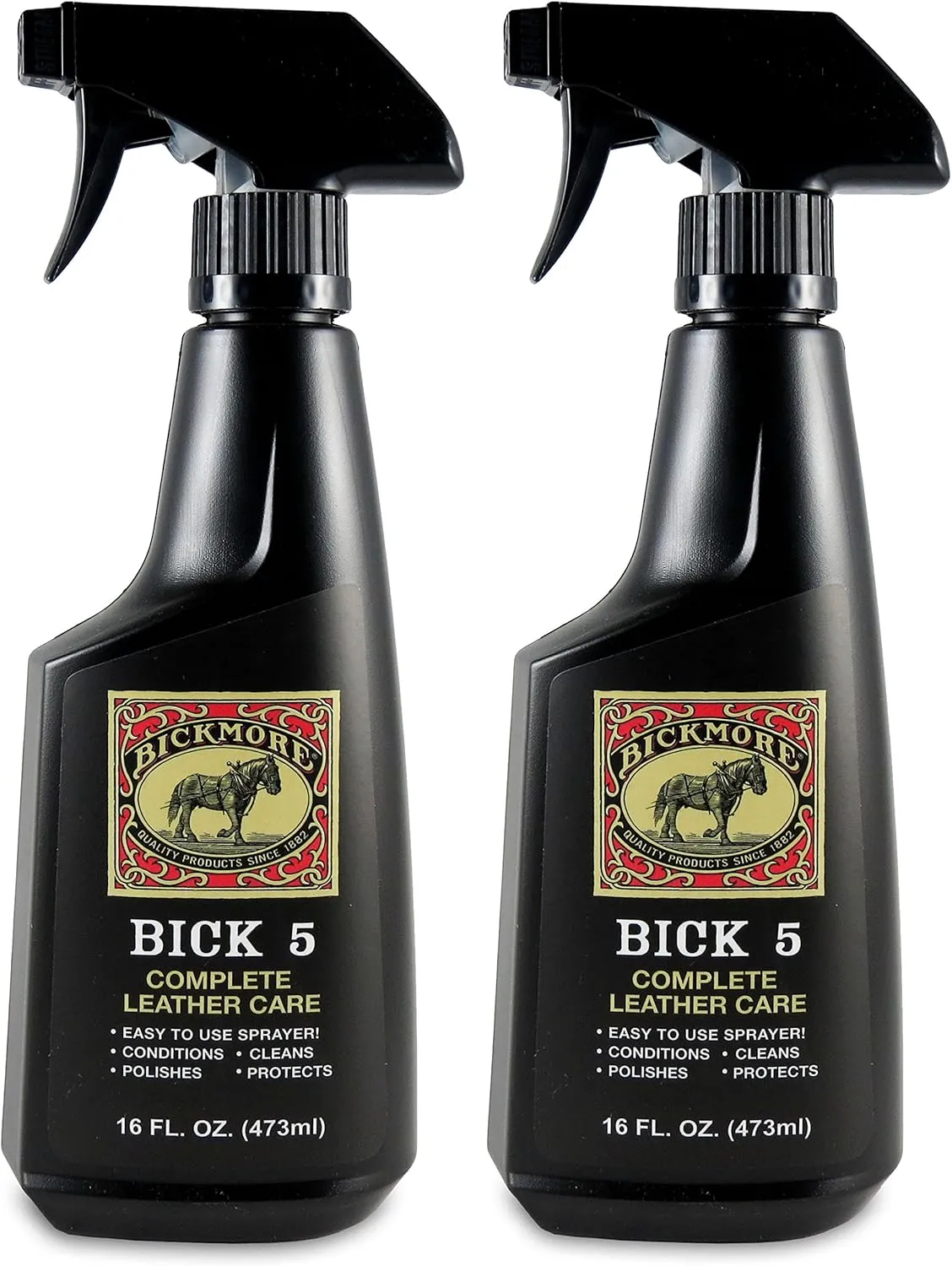 Bick 5 Leather Cleaner & Conditioner Spray | Safe for all Smooth Leather | Apparel, Furniture, Shoes, Jackets, and More