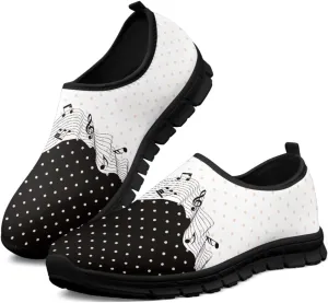 Binienty Women's Casual Loafers Trendy Running Shoes Lightweight Athletic Tennis Training Shoes Non-Slip