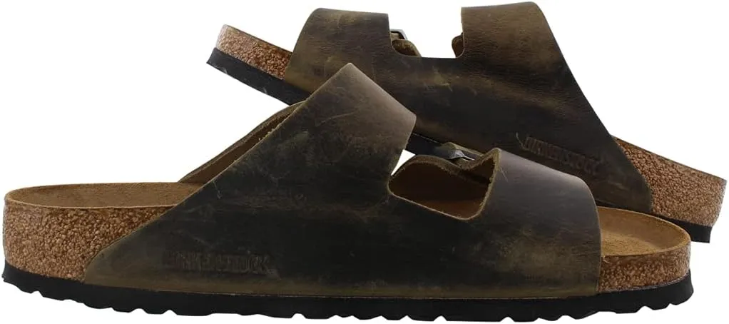 Birkenstock Unisex Arizona BS Soft Footbed Oiled Leather Sandals