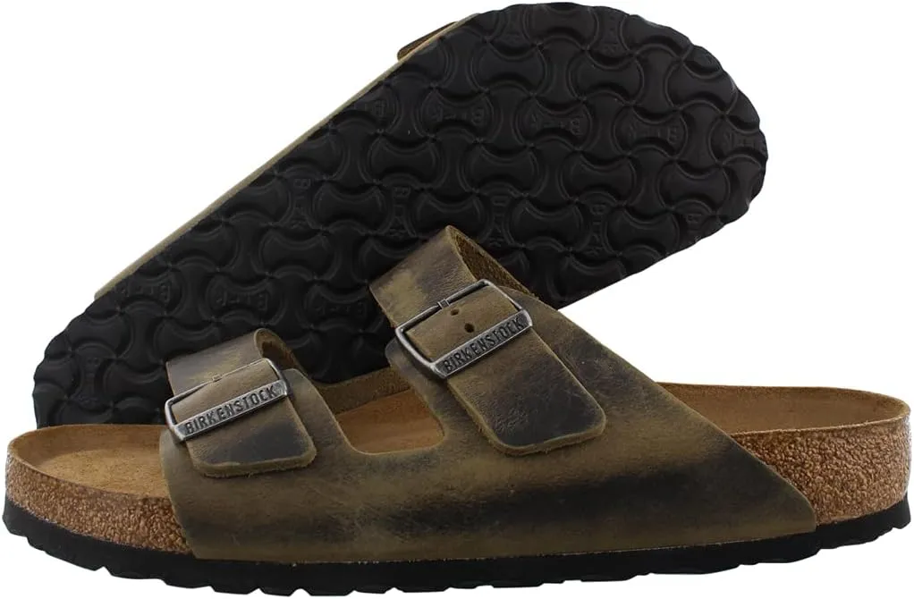 Birkenstock Unisex Arizona BS Soft Footbed Oiled Leather Sandals