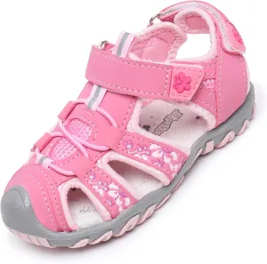 Blikcon Boys Girls Sandals Close Toe Outdoor Soft Sole Summer Sandals (Toddler/Little Kid)