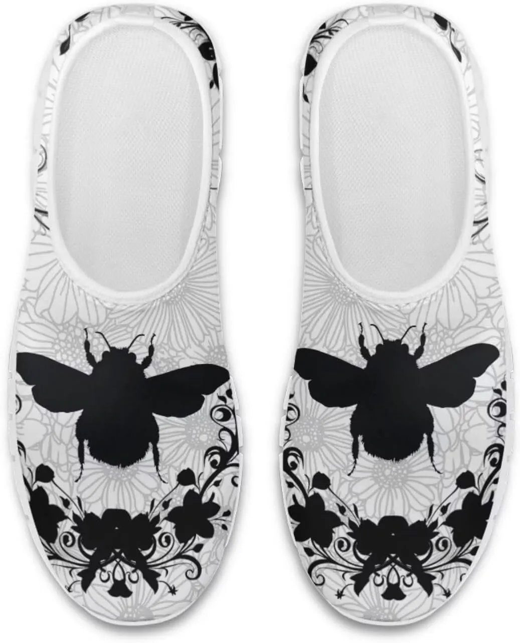 Boho Floral Animal Print Slip on Loafers for Women Running Sneakers Casual Sport Shoes No Laces Hands Free Shoes