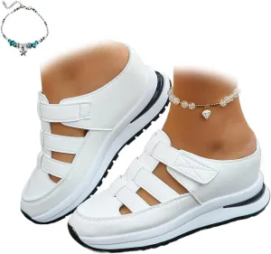 Bomre Shoes, Bomre Orthopedic Slip On Shoes Women, Aveta Arch Support Sandals, Platform with Height-Boosting Thick Sole