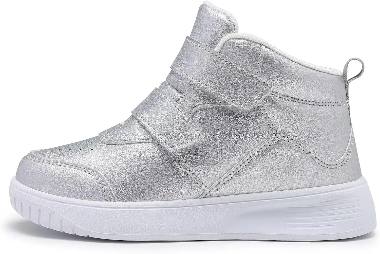 Boys Girls Sneakers for Kids High Top Casual Lightweight Classic Adjustable Strap Dual Hook and Loops Running Shoes