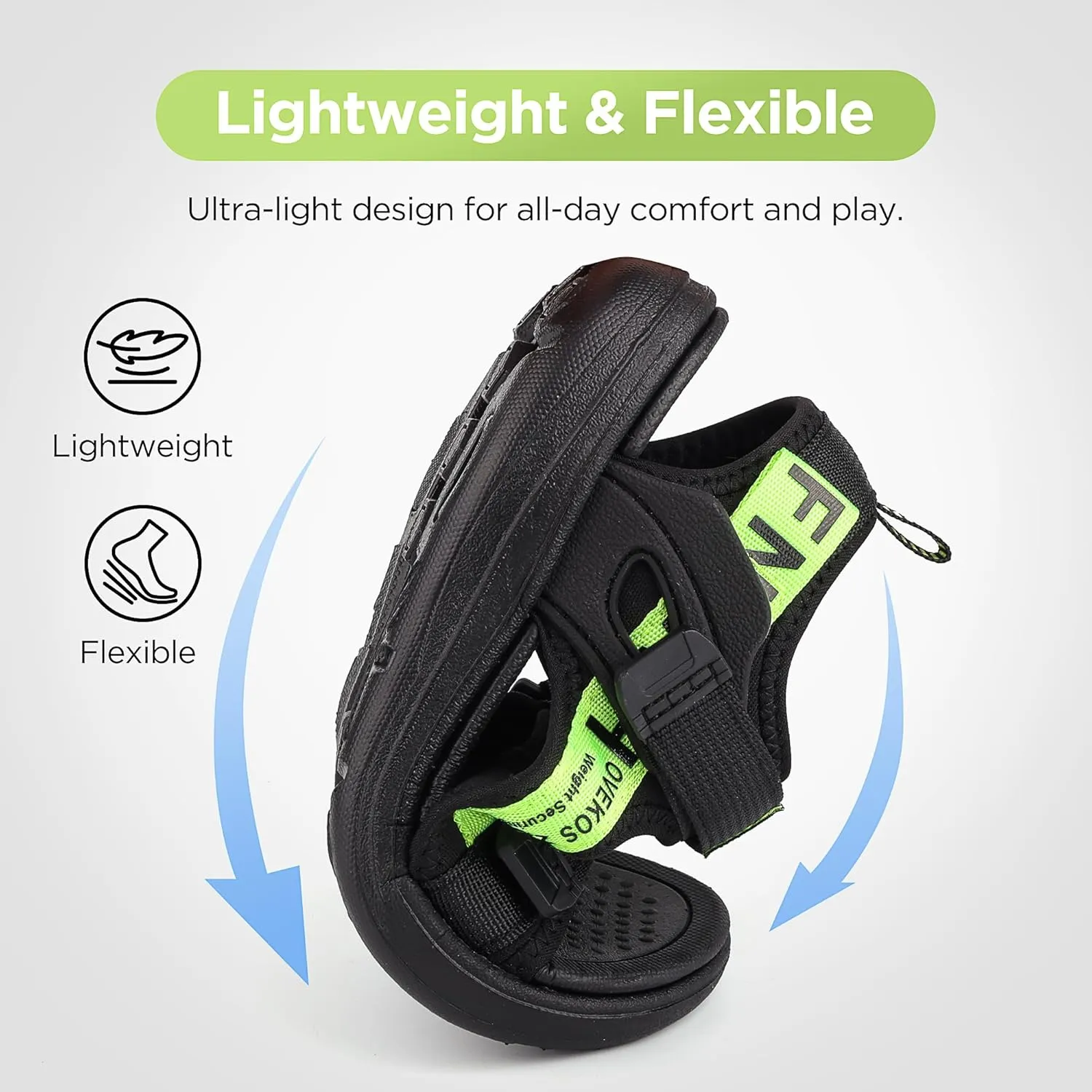 Boys Sandals Kids Summer Sports Hiking Sandals Adjustable Straps for Beach Outdoor Lightweight(Little Kid/Big Kid)