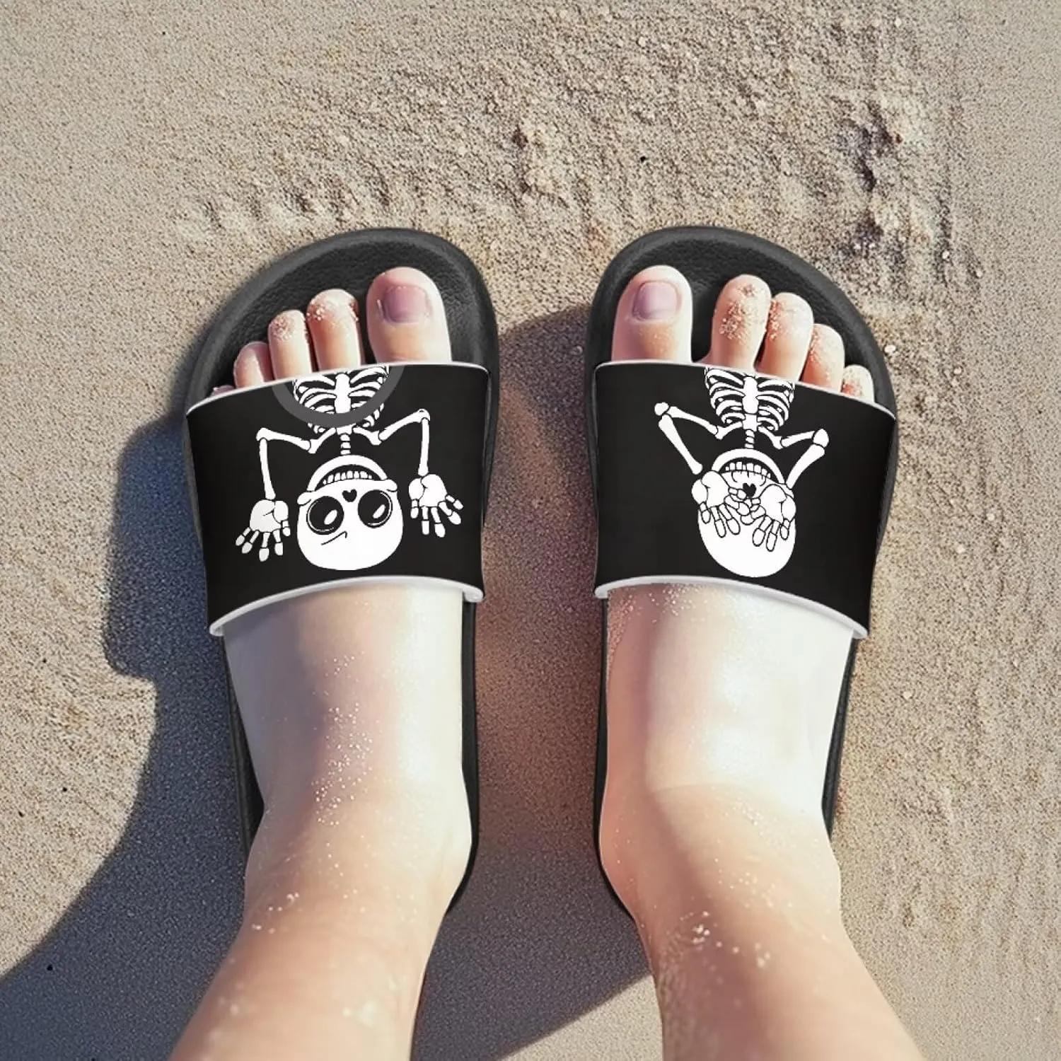 Boys Sandals with EVA Soft Sole Lightweight Slip-On Beach Slippers